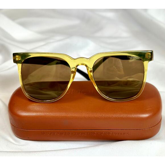 Komono Sunglasses Riviera Yellow Cider Black - Picture 9 of 15